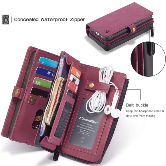 CaseMe Leather Proctective Wallet for Samsung Galaxy S20 5G 6.2 inch - Picture 4 of 12